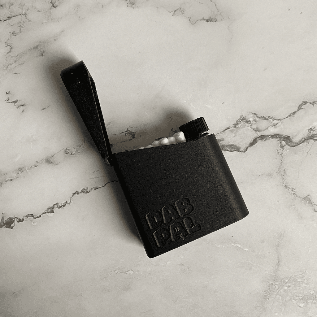 Dab Pal — Slate, case and bottle detail